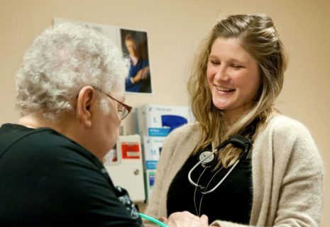 Chelsea Health Center provider and patient