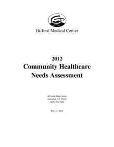 thumbnail of Community Health Needs Assessment 2012